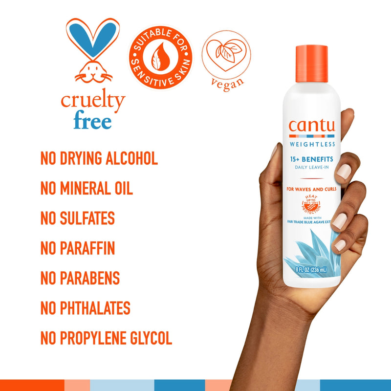 Cantu Shea Butter Weightless Daily Leave In 236ml