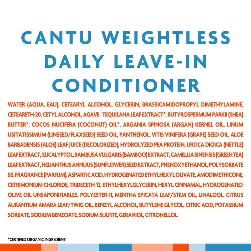 Cantu Shea Butter Weightless Daily Leave In 236ml
