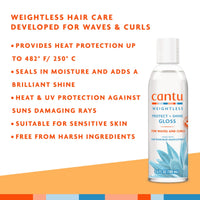 Cantu Shea Butter Weightless Protect + Shine Gloss 100ml