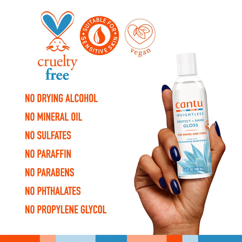 Cantu Shea Butter Weightless Protect + Shine Gloss 100ml