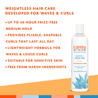 Cantu Shea Butter Weightless Smooth + Hold Gel 295ml