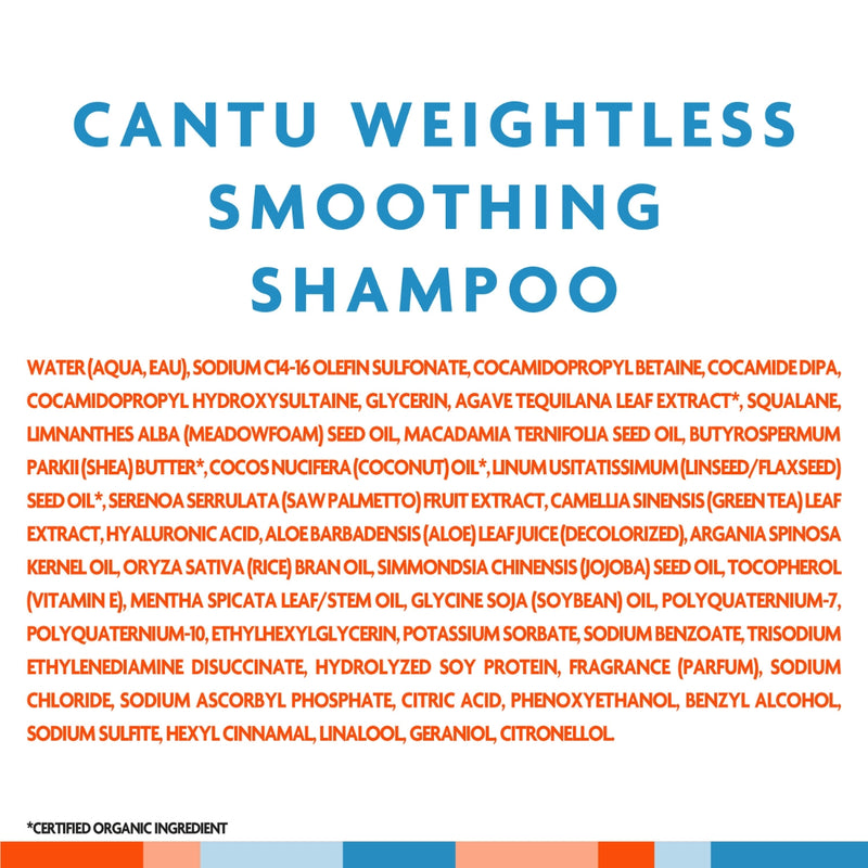 Cantu Shea Butter Weightless Smoothing Shampoo 400ml
