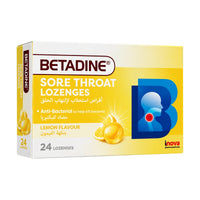 Betadine Sore Throat Lemon 24 Lozenges