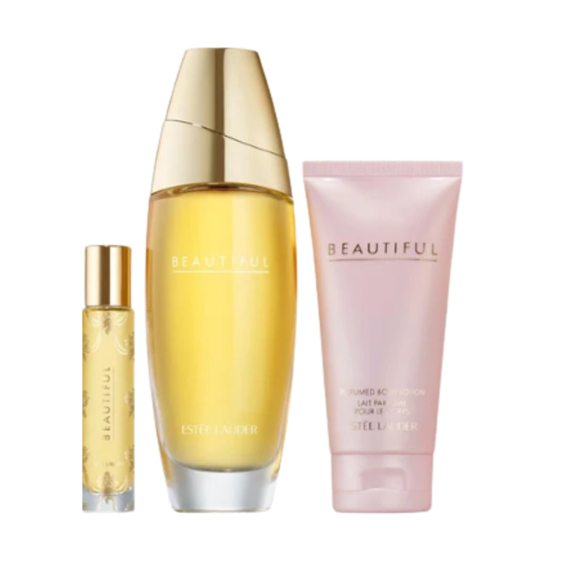 Estee Lauder Beautiful Eau de Parfum 75ml + Eau de Parfum 10ml + Parfum Body Lotion 75ml Gift Set