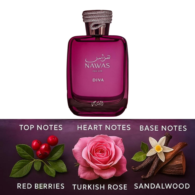 Rasasi Hawas Diva For Her Eau de Parfum 100ml