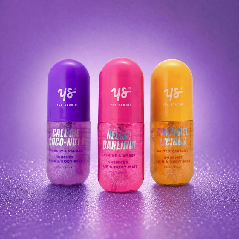Yes Studio Puttin On The Glitz Shimmer Hair & Body Mist Set