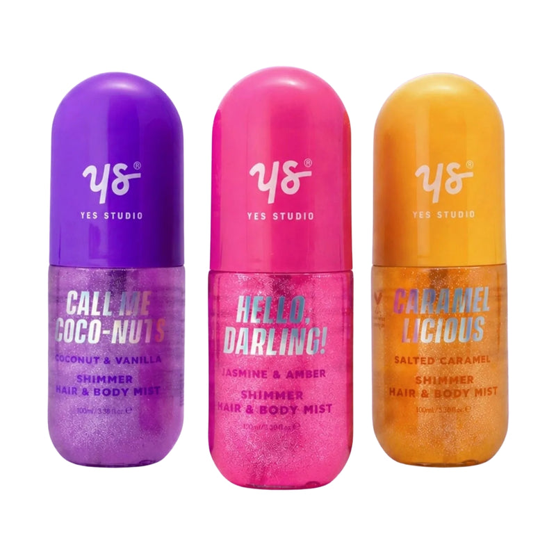 Yes Studio Puttin On The Glitz Shimmer Hair & Body Mist Set