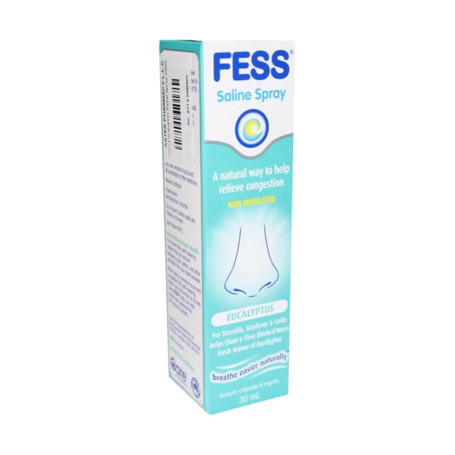 Fess Saline Nasal Spray Eucalyptus 30ml
