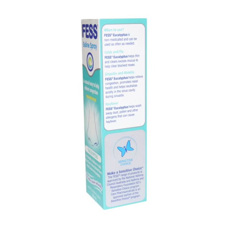Fess Saline Nasal Spray Eucalyptus 30ml
