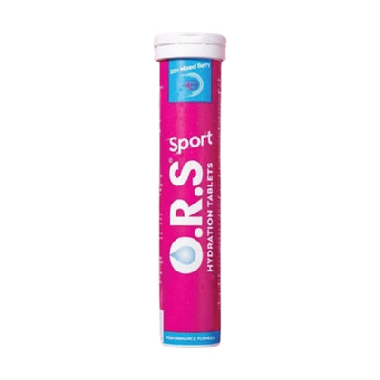 ORS Hydration Sport Mixed Berry 20 Effervescent Tablets
