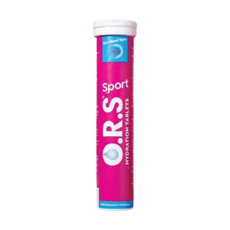 ORS Hydration Sport Mixed Berry 20 Effervescent Tablets