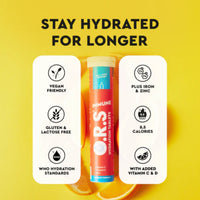 ORS Hydration Immune Orange 20 Effervescent Tablets