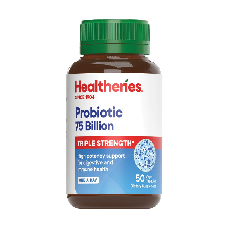 Healtheries Probiotic 75 Billion 50 Capsules