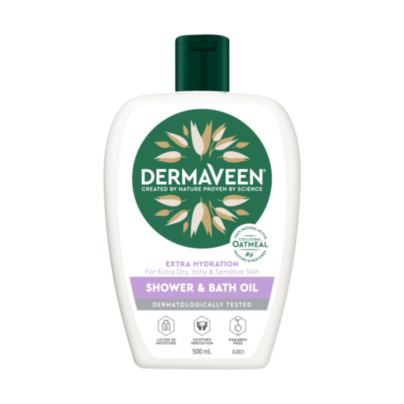 Dermaveen Extra Hydration Shower & Bath Oil 500ml