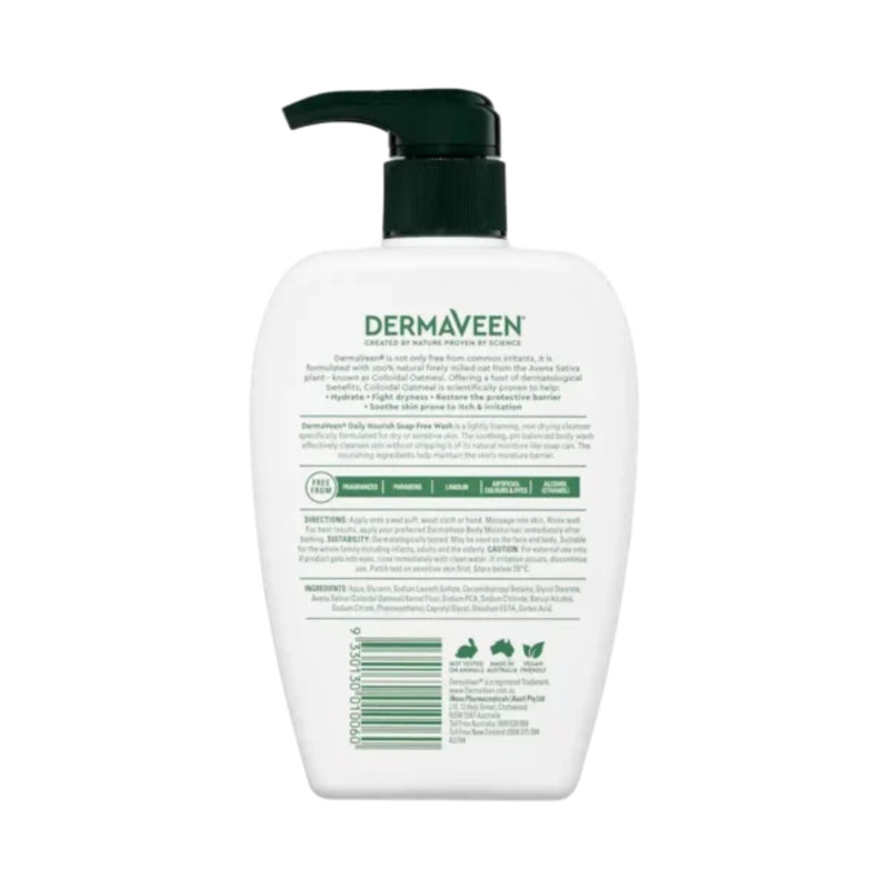 Dermaveen Daily Nourish Soap Free Wash 500ml