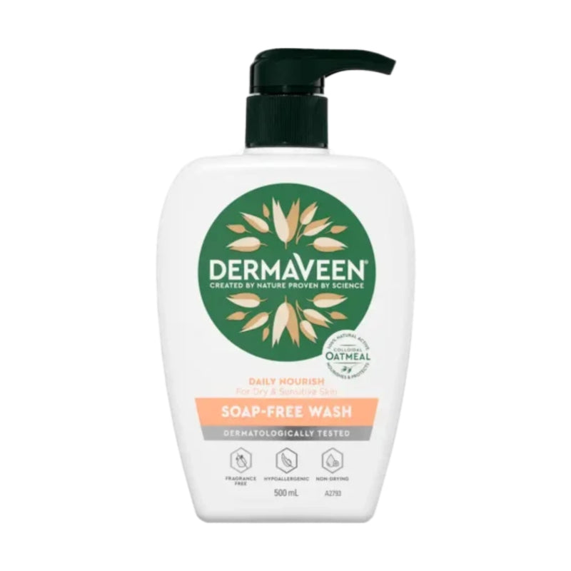 Dermaveen Daily Nourish Soap Free Wash 500ml