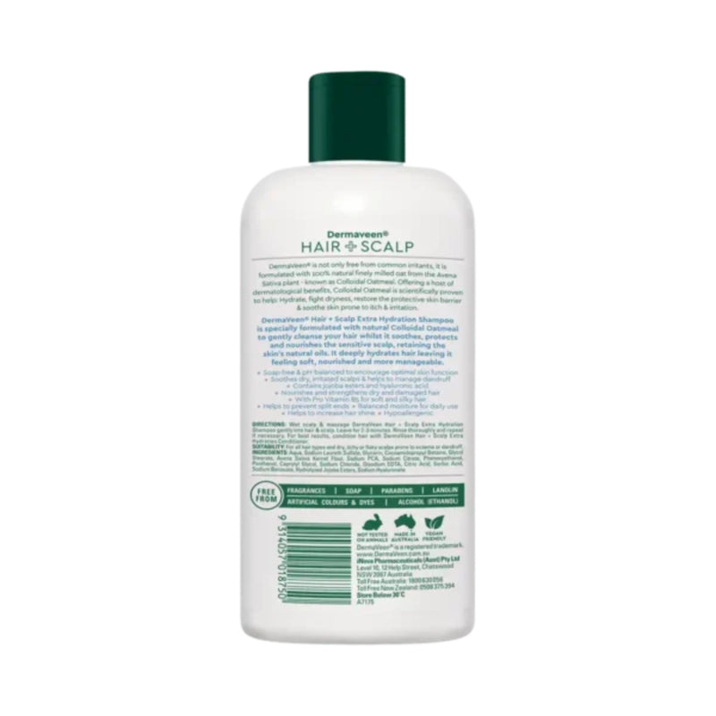 Dermaveen Hair & Scalp Extra Hydration Shampoo 500ml