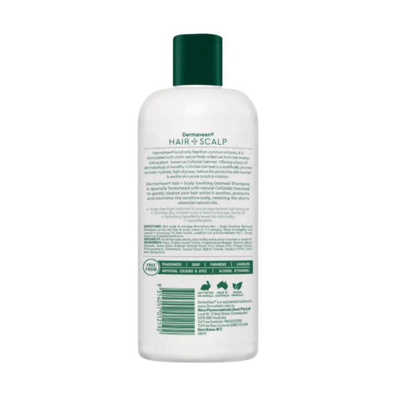 Dermaveen Hair & Scalp Oatmeal Soothing Oatmeal Shampoo 500ml