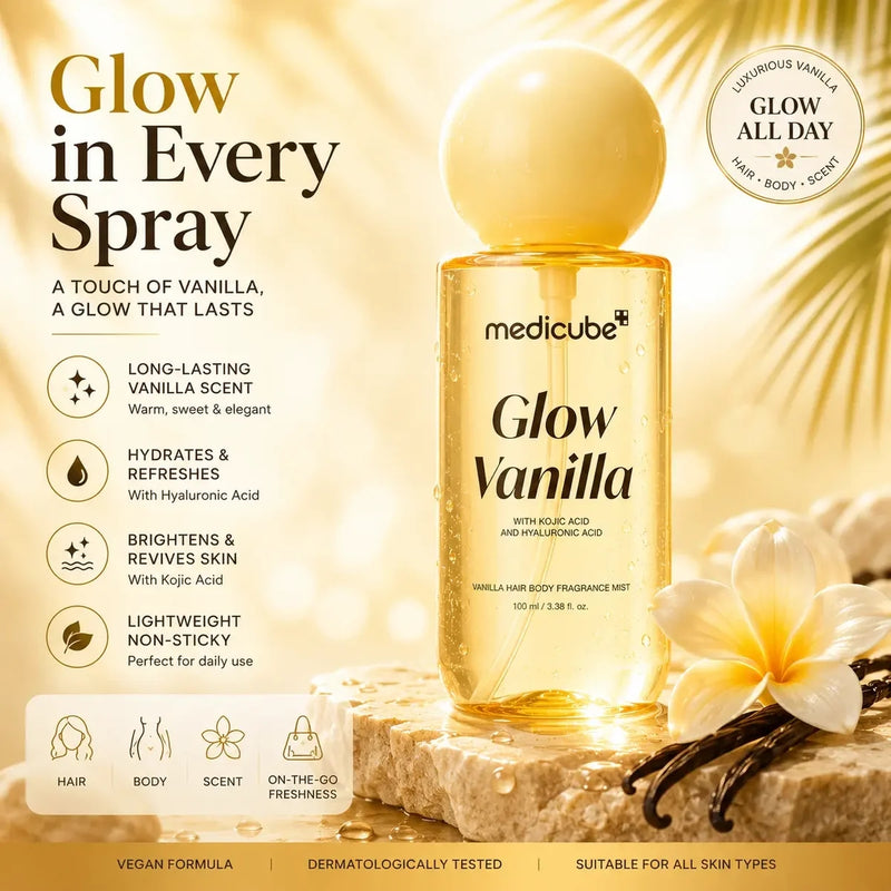 Medicube Hair & Body Fragrance Mist Glow Vanilla 100ml