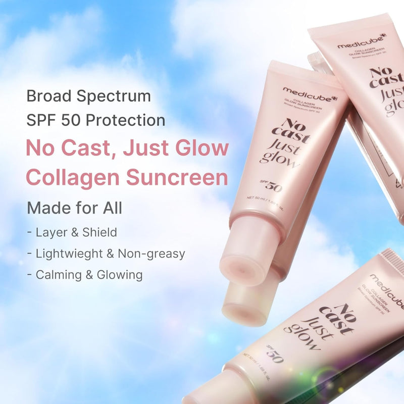 Medicube Collagen Sunscreen SPF50 No Cast Just Glow 50ml