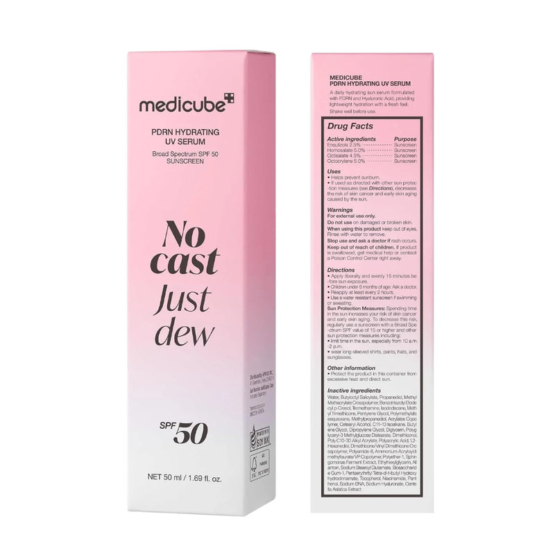 Medicube PDRN Hydrating UV Serum No Cast Just Dew 50ml