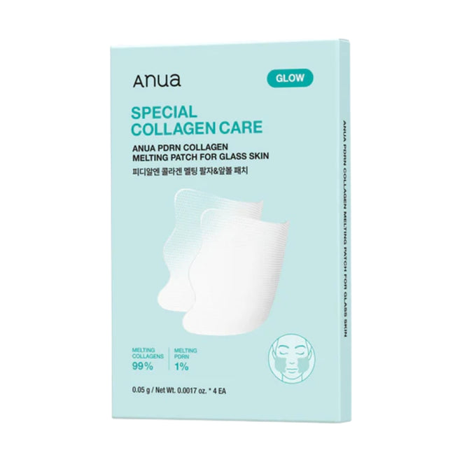 Anua PDRN Collagen Melting Patch For Glass Skin 4 Patches