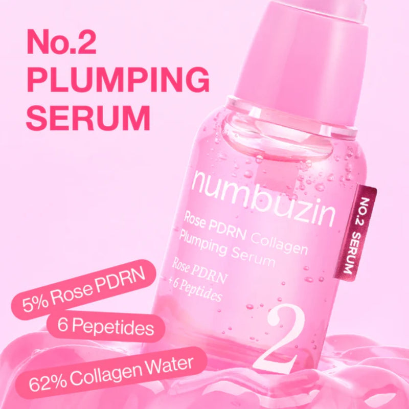 Numbuzin PDRN 2 Rose Collagen Plumping Serum 30ml