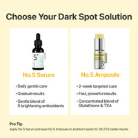 Numbuzin 5 Glutathione TXA Advanced Dark Spot Ampoule Concentrate 30ml