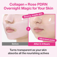 Numbuzin PDRN 2 Rose Overnight Collagen Mask 4 Pieces