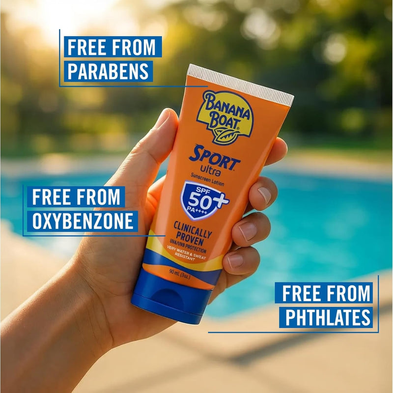 Banana Boat Sport Sun Lotion SPF50+ Tinted 90ml