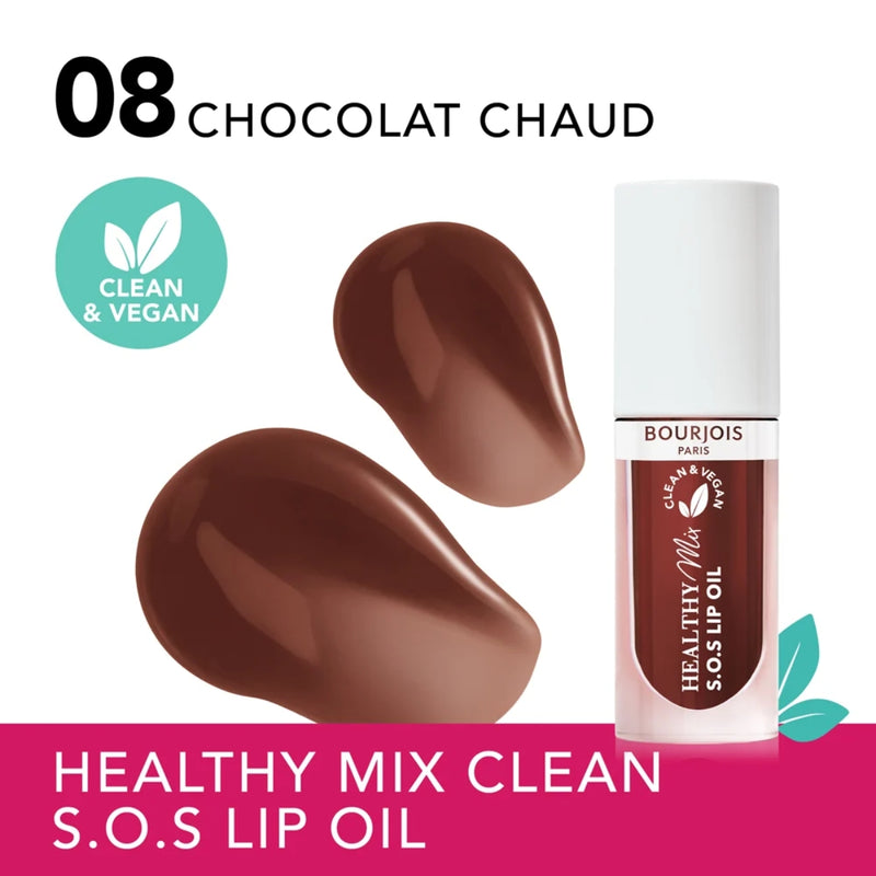 Bourjois Healthy Mix SOS Lip Oil 8 Chocolat 4.5ml
