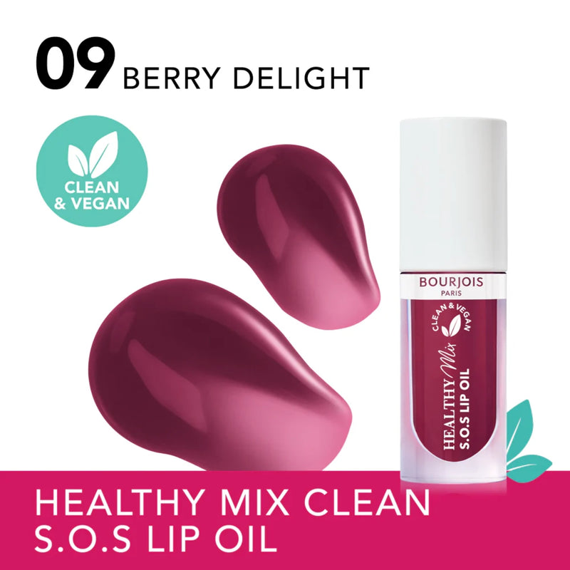 Bourjois Healthy Mix SOS Lip Oil 9 Berry Delght 4.5ml
