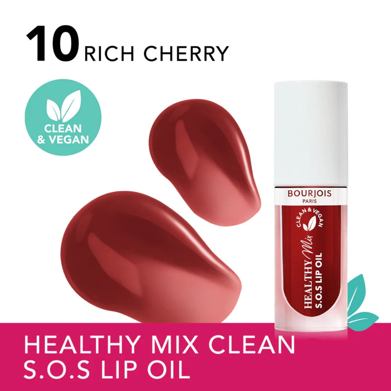 Bourjois Healthy Mix SOS Lip Oil 10 Rich Cherry 4.5ml