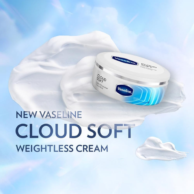 Vaseline Cloud Soft Light Moisturiser Face & Body 100ml