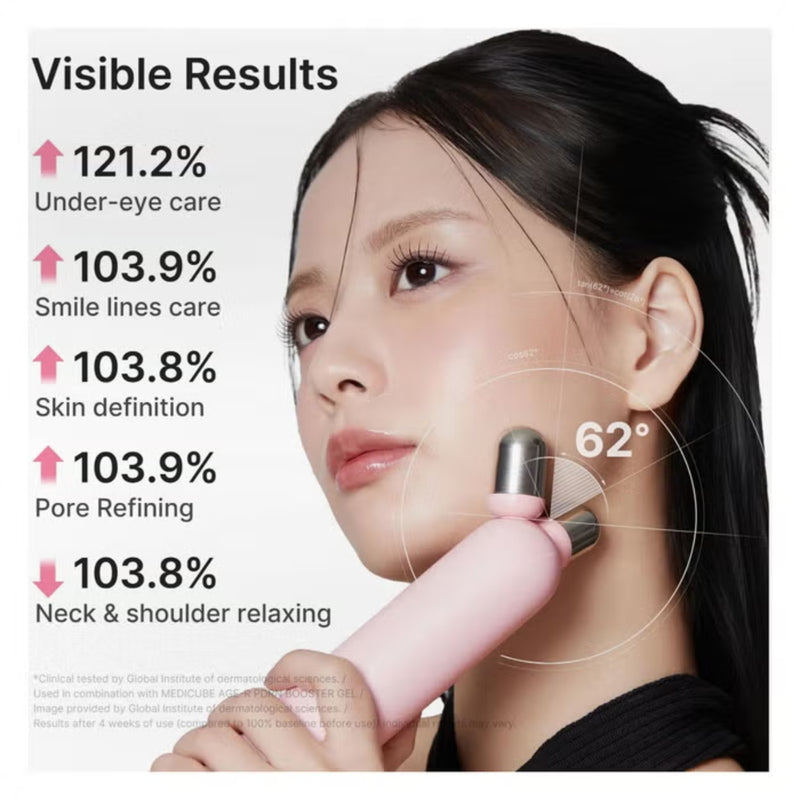 Medicube Age-R Booster Pro Mini Plus V Face Roller Beige