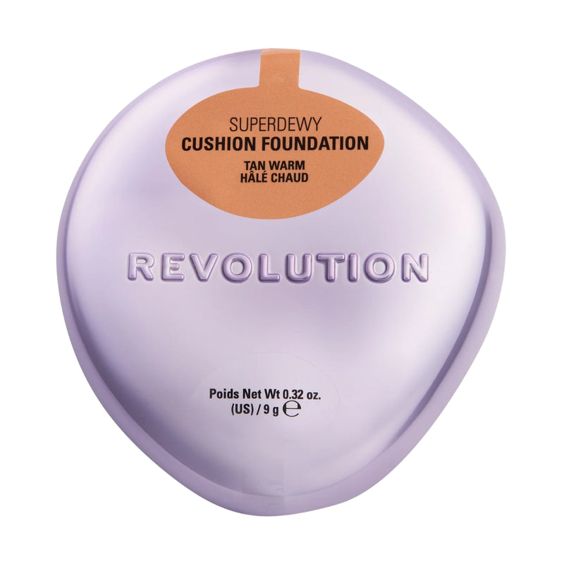 Revolution Makeup Superdewy Cushion Foundation Tan Warm 9g