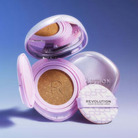 Revolution Makeup Superdewy Cushion Foundation Dark Neutral Warm 9g