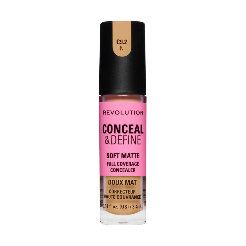 Revolution Makeup Conceal & Define Full Coverage Concealer C9.2N 4g