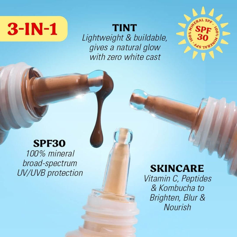 Revolution Makeup Superdewy Skin Tint SPF30 Light Cool 55ml