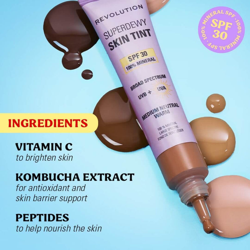 Revolution Makeup Superdewy Skin Tint SPF30 Light Cool 55ml