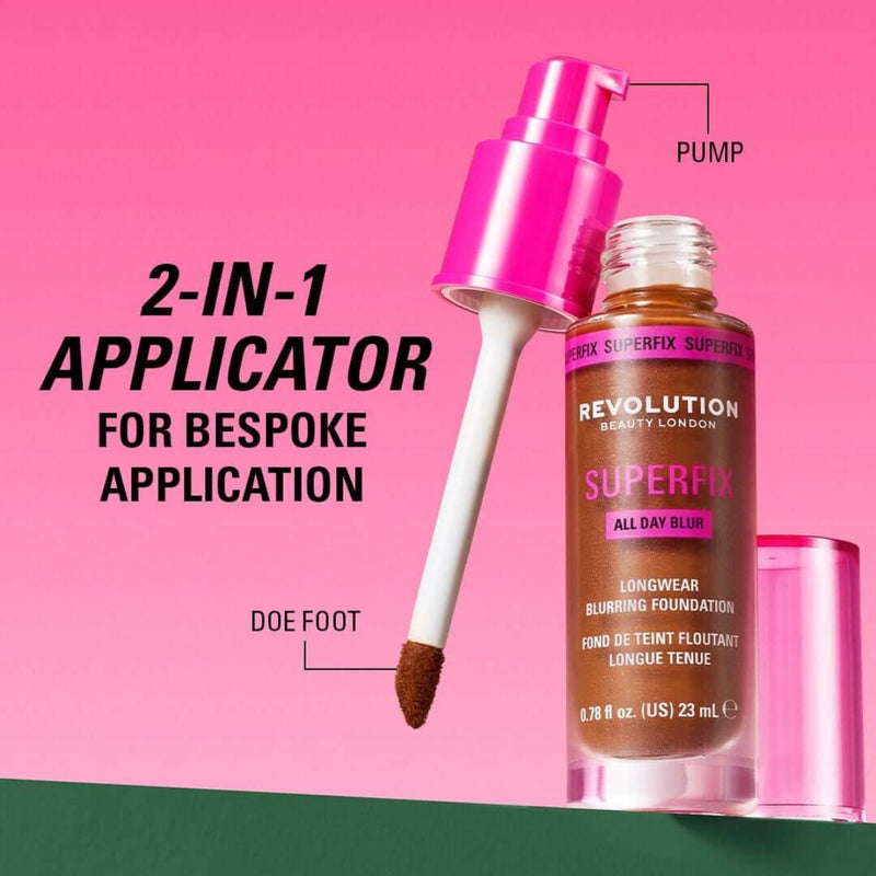 Revolution Makeup Superfix All Day Blur Foundation F8C 23ml