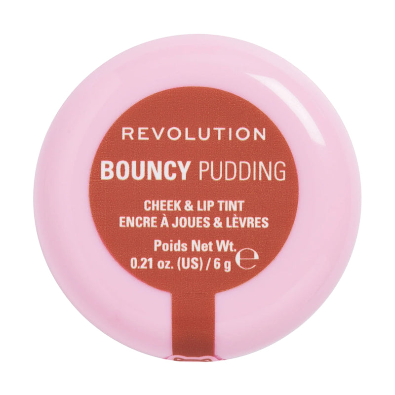 Revolution Makeup Bouncy Pudding Lip & Cheek Hazy Nude 6g