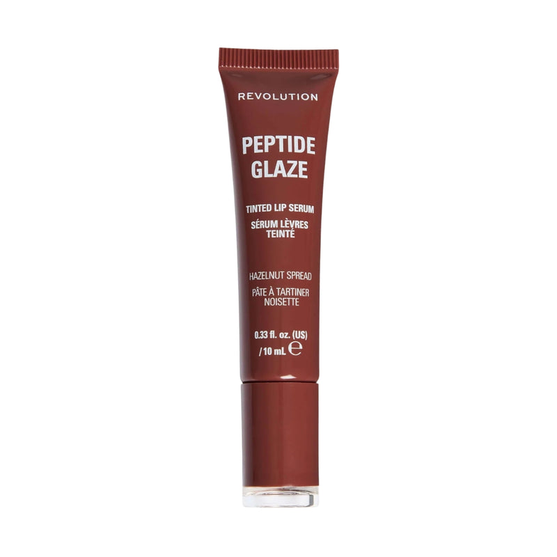 Revolution Makeup Peptide Glaze Tinted Lip Serum Hazelnut Spread 10ml