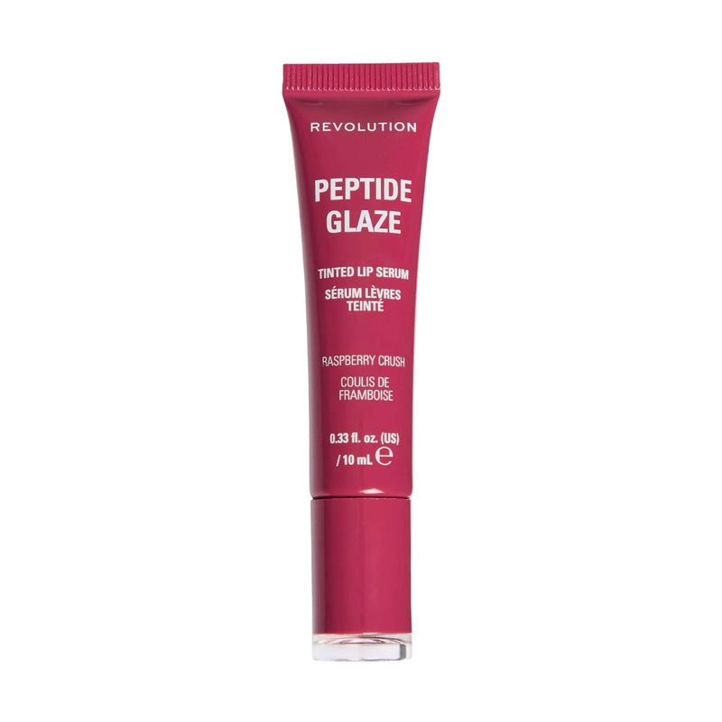 Revolution Makeup Peptide Glaze Tinted Lip Serum Raspberry Crush 10ml