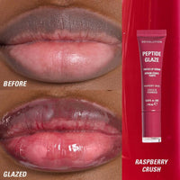 Revolution Makeup Peptide Glaze Tinted Lip Serum Raspberry Crush 10ml