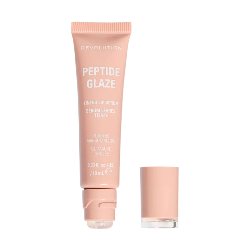 Revolution Makeup Peptide Glaze Tinted Lip Serum Toasted Marshmallow 10ml