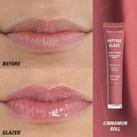 Revolution Makeup Peptide Glaze Tinted Lip Serum Cinnamon Roll 10ml