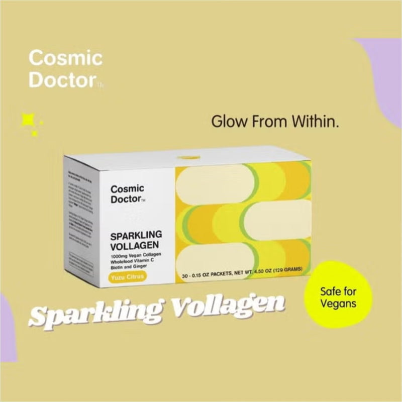Cosmic Doctor Sparkling Vollagen 1000mg Yuzu Citrus 30 Sachets