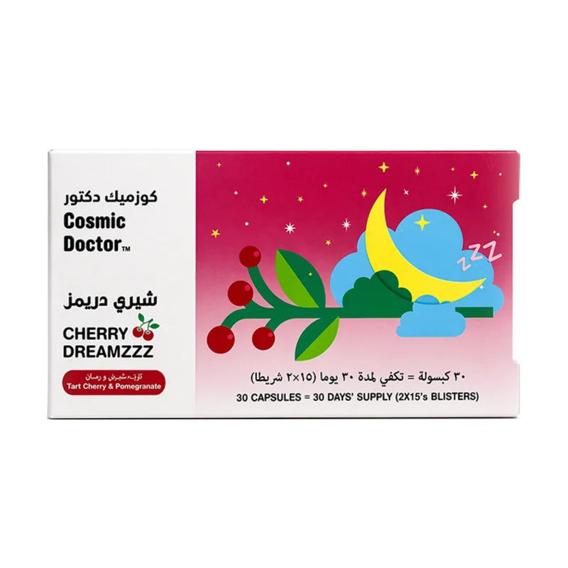 Cosmic Doctor Cherry Dreamzzz Tart Cherry & Pomegranate 30 Capsules