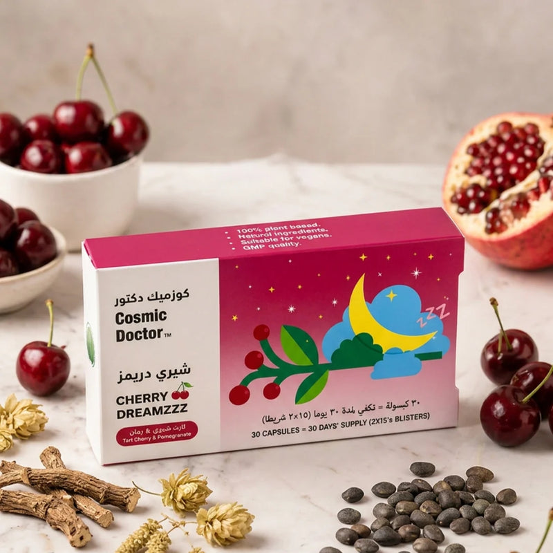 Cosmic Doctor Cherry Dreamzzz Tart Cherry & Pomegranate 30 Capsules